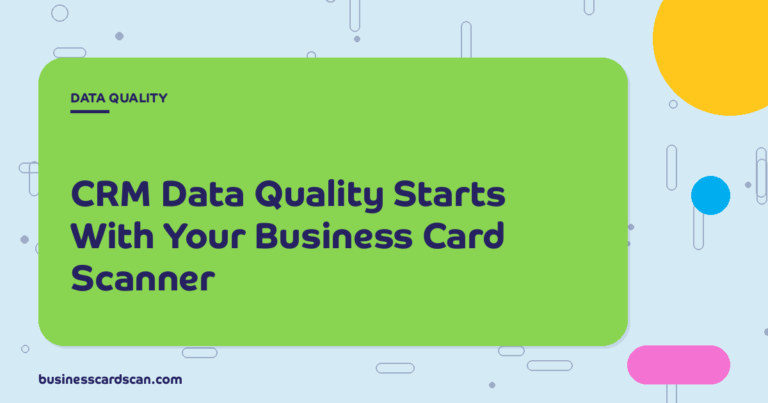 Clean CRM dashboard with high data quality score