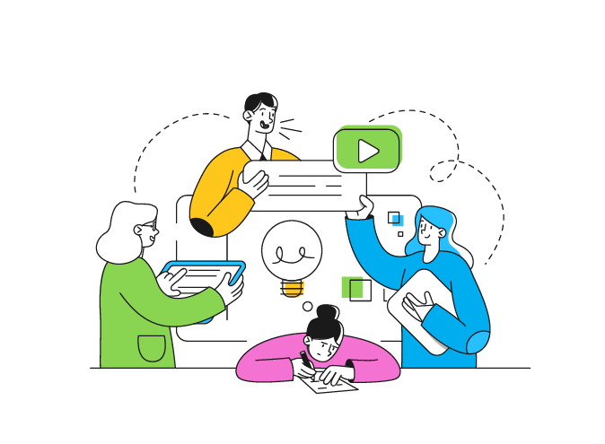 How the business card scanner works